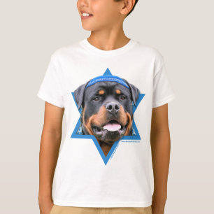 Chanukka-Davidsstern - Rottweiler T-Shirt