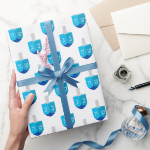Chanukka-Dreidel  Geschenkpapier