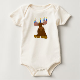 Chanukka-Elch-Baby-Shirt Baby Strampler