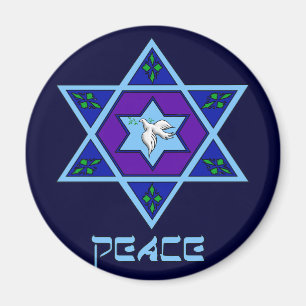 Chanukka-Friedenskunst Magnet