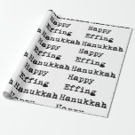 Chanukka glückliche effing chanukah geschenkpapier<br><div class="desc">Chanukka glückliche effing chanukah Chanukkaverpackung</div>