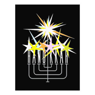 Chanukka-Lichter Fotodruck