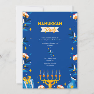 Chanukka-Party-Einladungen Einladung