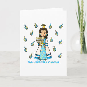 Chanukka-Prinzessin Feiertagskarte