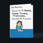 Chanukka-Rechtschreibungs-Chanukka-Witz-Gruß-Karte Feiertagskarte<br><div class="desc">Haben Sie ein glückliches Hanuk…,  egal wie Sie es buchstabieren!</div>