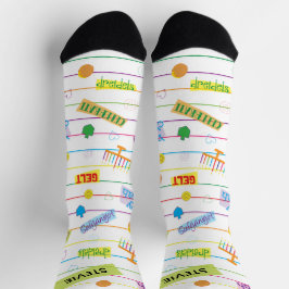 Chanukka-Socken "Party Time" Socken