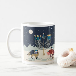 Chanukka-Tiere Menorah Wüste Tasse