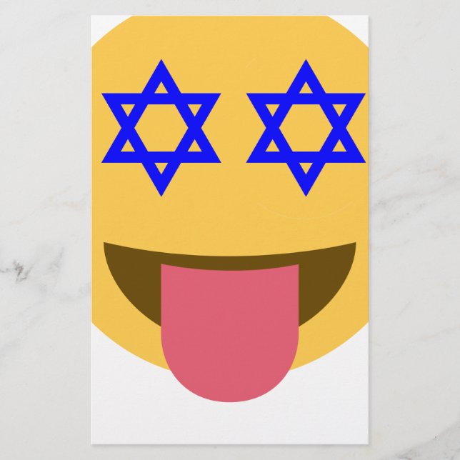 chanukkah hanukkka emoji briefpapier (Vorderseite)
