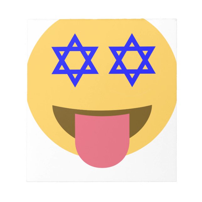 chanukkah hanukkka emoji notizblock (Vorderseite)