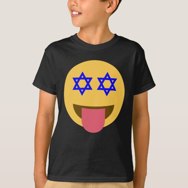 chanukkah hanukkka emoji T-Shirt (Vorderseite)