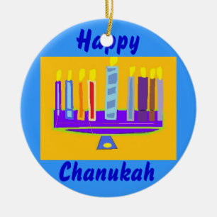 CHANUKKAH ORNAMENTS - JUDAISCHE GIFTS & LIEFERUNGE KERAMIK ORNAMENT