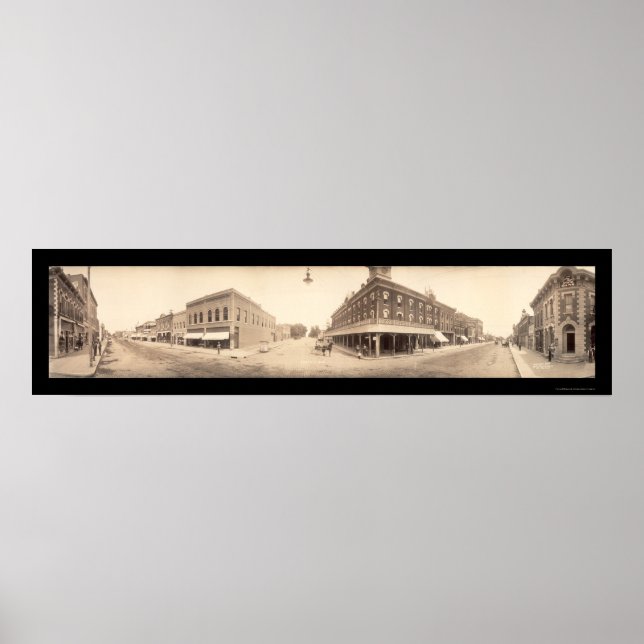 Chanute, Kansas Foto 1909 Poster (Vorne)