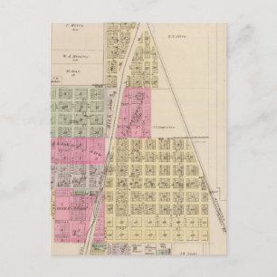 Chanute, Shaw und Morehead, Kansas Postkarte