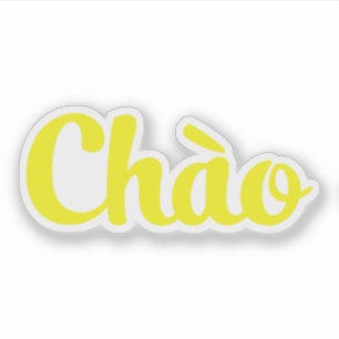 Chào / Hello ~ Vietnam / Vietnamese / Tiet ng Vivi Aufkleber