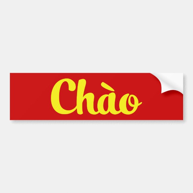Chào / Hello ~ Vietnam / Vietnamese / Tiet ng Vivi Autoaufkleber (Vorne)