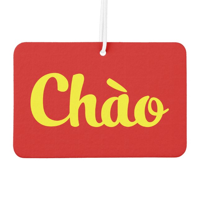 Chào / Hello ~ Vietnam / Vietnamese / Tiet ng Vivi Autolufterfrischer (Rückseite)