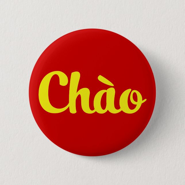 Chào / Hello ~ Vietnam / Vietnamese / Tiet ng Vivi Button (Vorderseite)