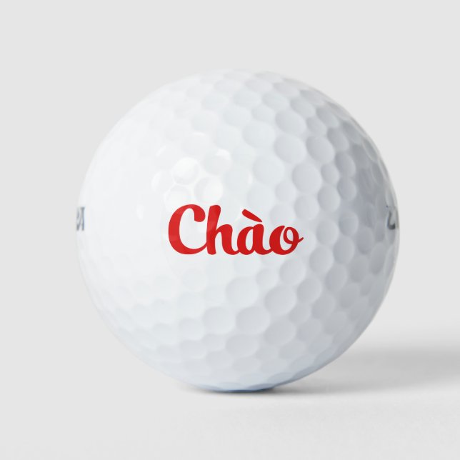 Chào / Hello ~ Vietnam / Vietnamese / Tiet ng Vivi Golfball (Vorderseite)