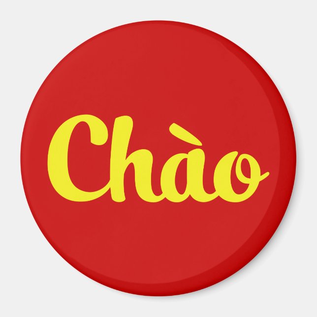 Chào / Hello ~ Vietnam / Vietnamese / Tiet ng Vivi Magnet (Vorne)