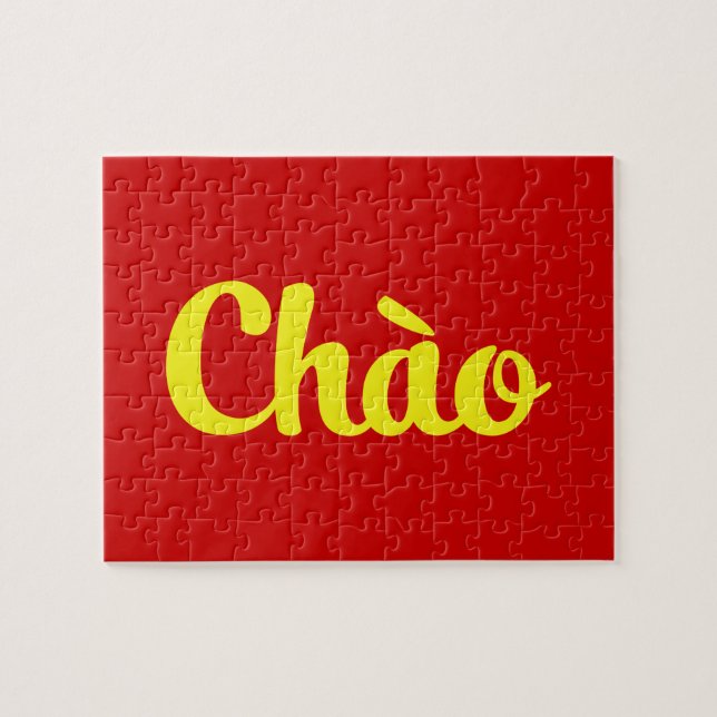 Chào / Hello ~ Vietnam / Vietnamese / Tiet ng Vivi Puzzle (Horizontal)