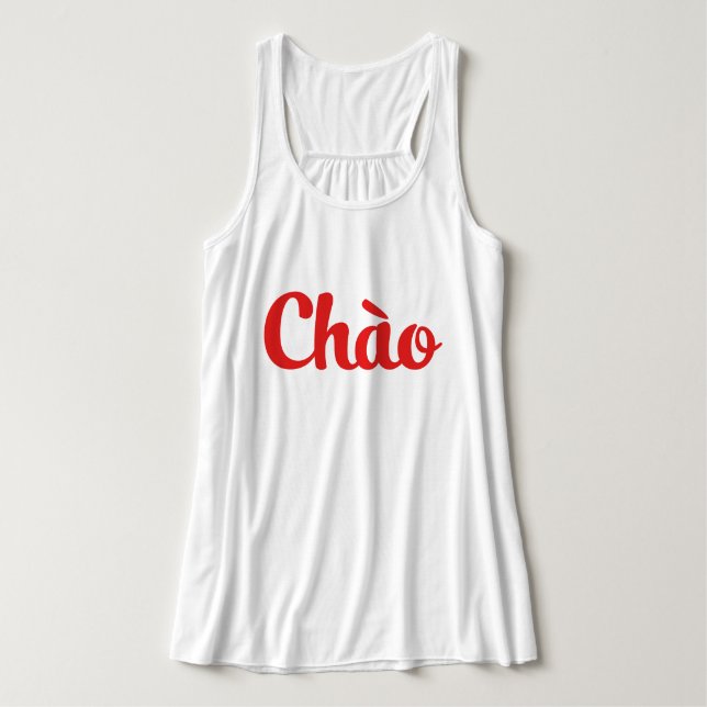 Chào / Hello ~ Vietnam / Vietnamese / Tiet ng Vivi Tank Top (Design Vorderseite)