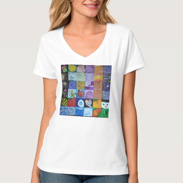 Chaos 36 Mini Drop Damen T-Shirt (Vorderseite)