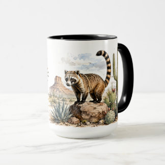 Chaos, aber ich mache es süß, Coatimundi 15oz Tasse