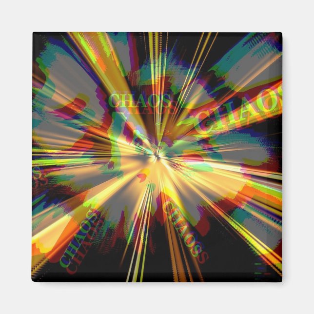 Chaos Abstraction Magnet (Vorne)