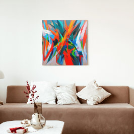 Chaos abstrakte Wandkunst Poster