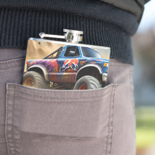 Chaos auf Rädern: Monster Truck Smash Derby, Flachmann