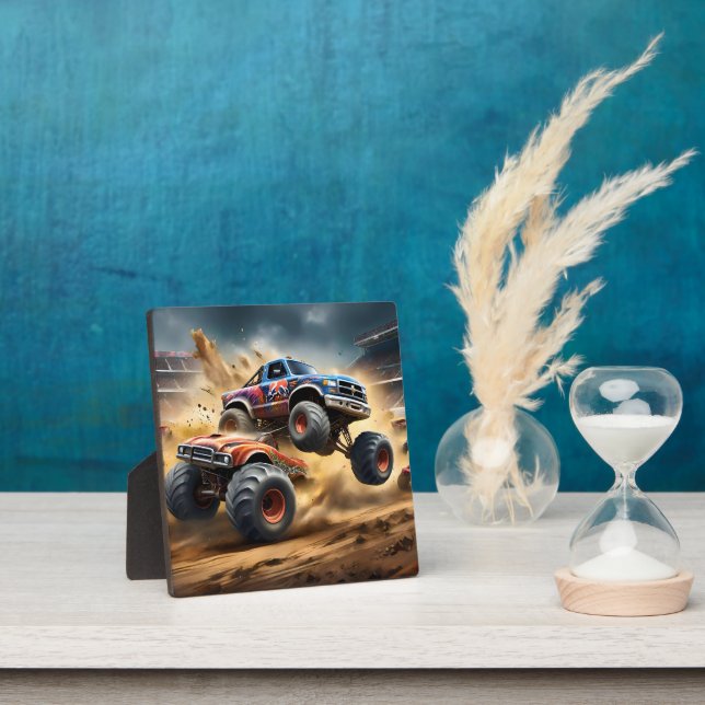 Chaos auf Rädern: Monster Truck Smash Derby, Fotoplatte (InSitu)