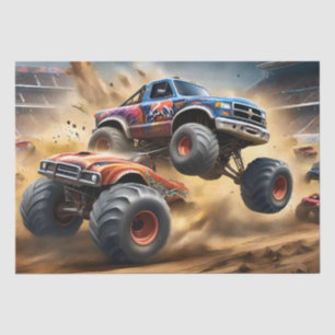 Chaos auf Rädern: Monster Truck Smash Derby, Seidenpapier