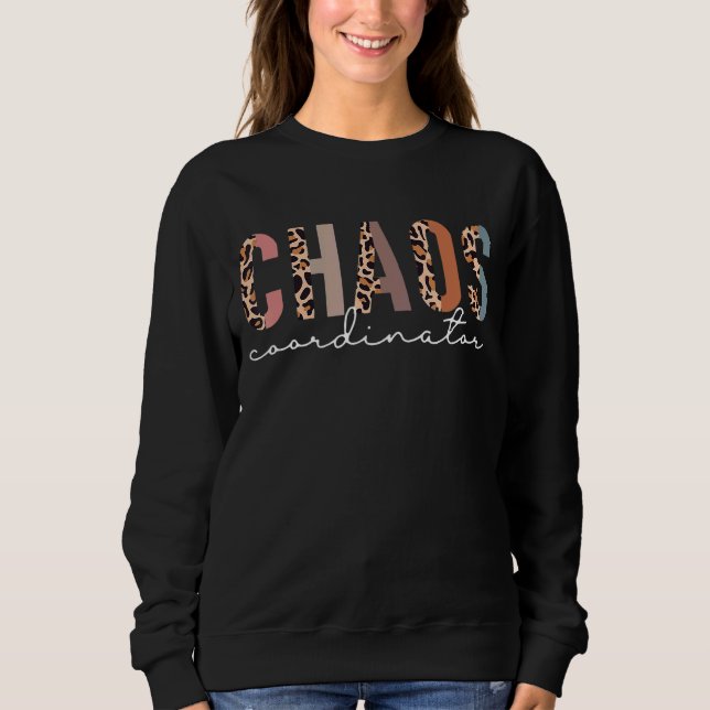 Chaos Coordinator Leopard Sweatshirt (Vorderseite)