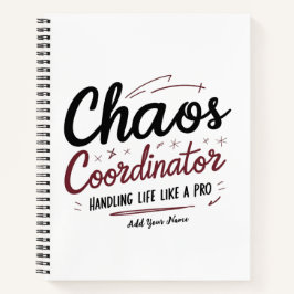 Chaos Coordinator Mousepad - Personalisierter Schr Notizbuch