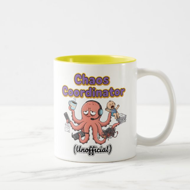 Chaos Coordinator mug Zweifarbige Tasse (Rechts)