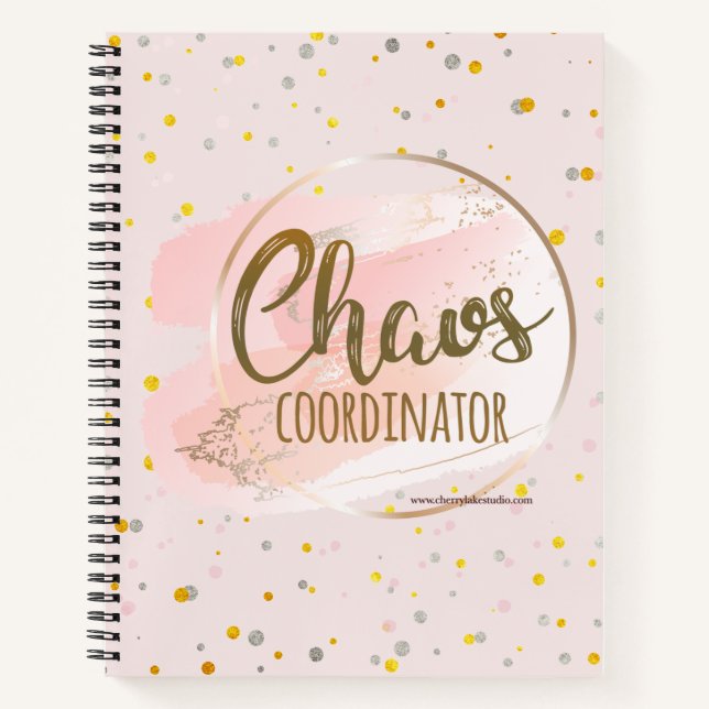 Chaos Coordinator Notebook Journal Notizbuch (Vorderseite)