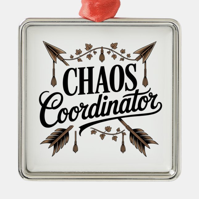 Chaos Coordinator Ornament Aus Metall (Vorne)
