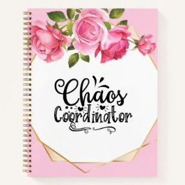 Chaos Coordinator Spiral Notebook Notizbuch