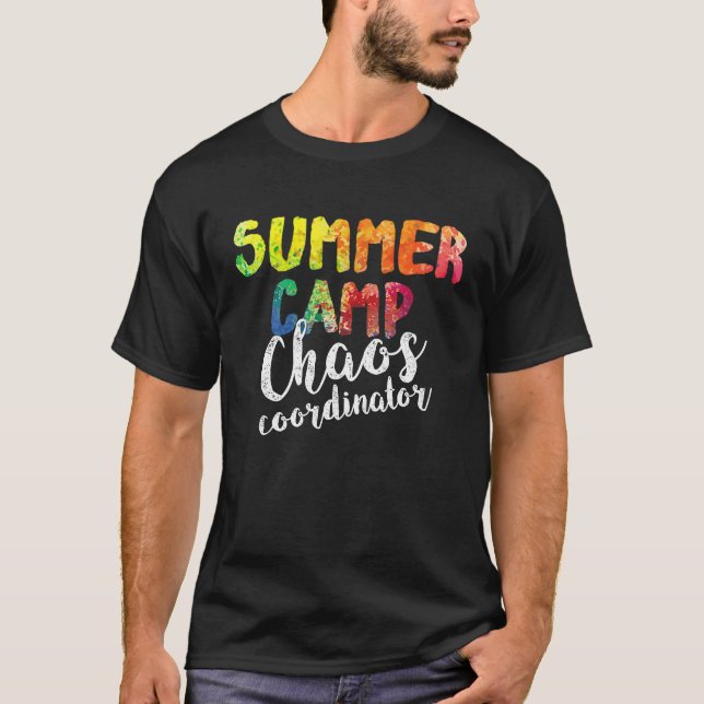 Chaos Coordinator   Summer Camp Counselor T-Shirt (Vorderseite)