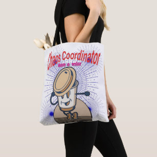 Chaos Coordinator Tote Bag - wiederverwendbare, fu
