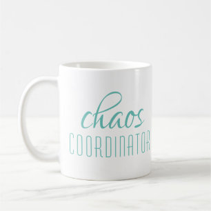 Chaos Coordinator Türkisskript Kaffeetasse