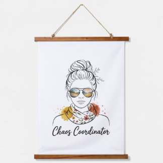 Chaos Coordinator﻿ Wandteppich Mit Holzrahmen