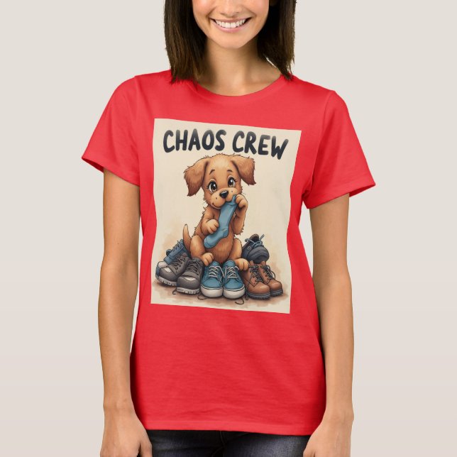 Chaos-Crew: mutig und aufsässig T-Shirt (Vorderseite)
