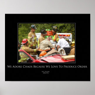 Chaos (De)Motivierend Poster