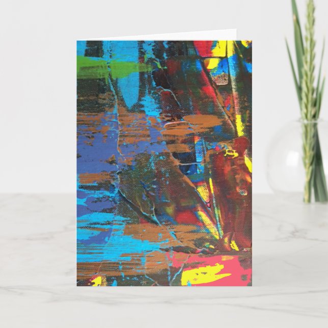 Chaos Greeting Card Karte (Vorderseite)