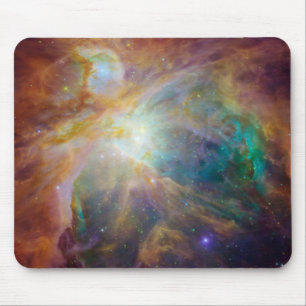 Chaos im Herzen des Orion Spitzer Hubble Composite Mousepad