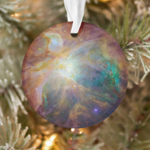 Chaos im Herzen des Orion Spitzer Hubble Composite Ornament