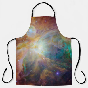 Chaos im Herzen des Orion Spitzer Hubble Composite Schürze