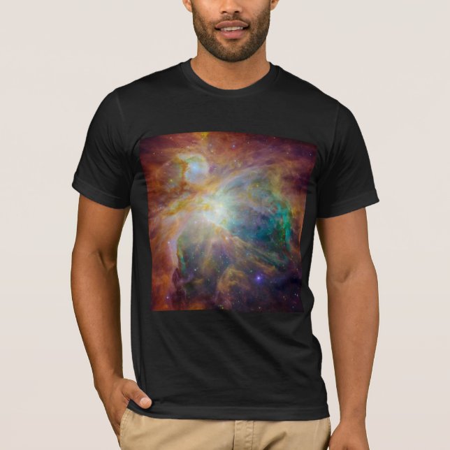Chaos im Herzen des Orion Spitzer Hubble Composite T-Shirt (Vorderseite)