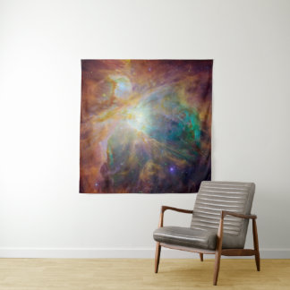 Chaos im Herzen von Orion Spitzer Hubble Composite Wandteppich